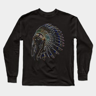 Indians Girl Long Sleeve T-Shirt